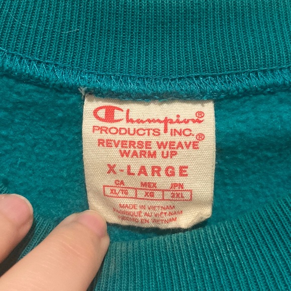 Champion Reverse Weave Warmup - Green - Picture 3 of 5